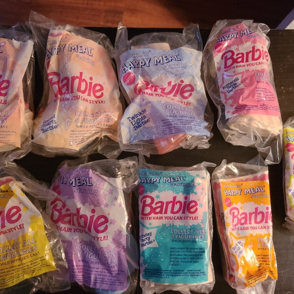 1992 McDonald's Happy Meal Barbie lot